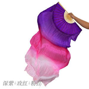 100 Colores, Velos de Seda Largos para Danza del Vientre, Velos de Bambú 100% Seda, Ropa de Danza, 1.2 metros, 1.5M, 1.8M, OEM - Product Image 6