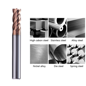 Hrc45/55/60/65 precio al por mayor personalizado 4 flauta Frase Endmill tungsteno sólido plano cuadrado fresa <span class=keywords><strong>de</strong></span> carburo - Product Image 3