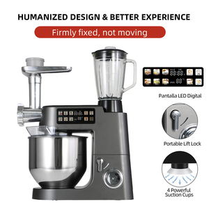 Batidora de Pedestal Cheftronic A03PM 8L 2100W, Máquina de Cocina Planetaria para Pasteles y Alimentos, Electrodoméstico Pequeño con Programa Automático 8L - Product Image 3