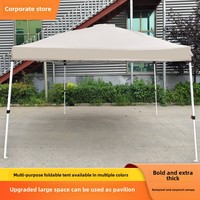 Tente pliante 10x10 pieds en tissu Oxford, protection UV, imperméable, pour exposition, camping, extérieur, toutes saisons, portable