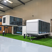 Maison Capsule 2 Chambres, Maisons Modulaires Préfabriquées, Maison Préfabriquée 3 Chambres, Capsule Spatiale, Maison Préfabriquée de Luxe