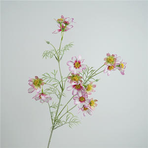 Zhuoou fausses fleurs <span class=keywords><strong>cosmos</strong></span> longue <span class=keywords><strong>fleur</strong></span> unique marguerite flocage tige fleurs artificielles pour la décoration de mariage fournitures décoratives - Product Image 2