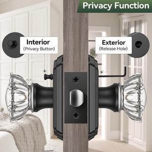 Bộ tay nắm cửa kính hợp kim kẽm cao cấp Maxal <span class=keywords><strong>2026</strong></span>, khóa cửa thép, có chức năng mở nhanh và khóa riêng tư cho phòng ngủ - Product Image 5