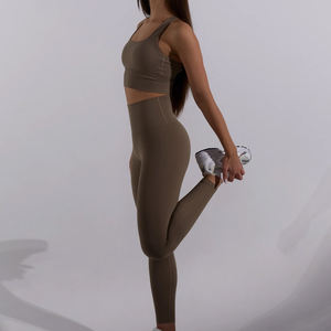 Conjunto Deportivo para Mujer, Leggings de Gimnasio sin Costuras y Conjunto de Sujetador Deportivo para Yoga - Product Image 4