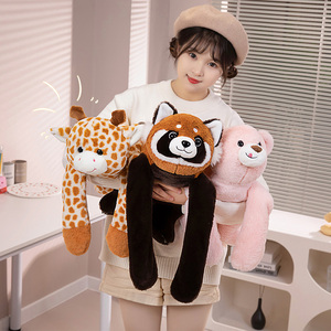 <span class=keywords><strong>Peluche</strong></span> di Animali con Braccia Lunghe per Alleviare l'Ansia: Orso Panda, Dinosauro, Procione, Koala - Giocattoli Ponderati in Vendita - Product Image 5