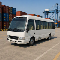 Autocar de luxe diesel d'occasion pour passagers, avec transmission manuelle, 16-30 places, Henan