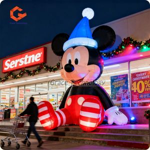 Décorations de Noël gonflables géantes <span class=keywords><strong>Rat</strong></span> gonflable Mickey Mouse pour les événements en plein air - Product Image 5