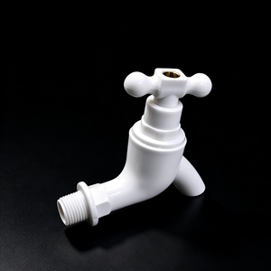 Robinet de lavabo en plastique à poignée en T, DN15 1/2'', montage mural, pour usage intérieur/extérieur, vente en gros, facile à installer - Product Image 1