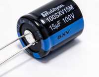 Peralatan Audio Kapasitor Tahan Lama 100SXV15M Radial 10x12.5mm 100V