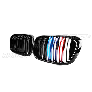Rejilla Delantera para BMW X3 X4 G01 G02 2018 2019 2020 2021, Estilo Deportivo M Performance, Doble Línea, Accesorio para Auto - Product Image 4