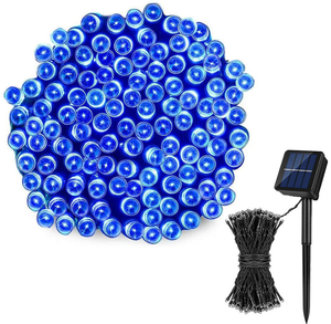Lumière féérique solaire LED en PVC imperméable pour extérieur, décoration de jardin, lumière à piquet en forme de cerisier, de pêcher, pour Noël, mariage, fête - Product Image 1