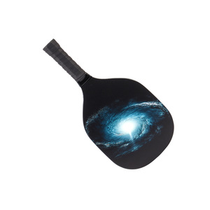 Raquette de pickleball en bois 39,5x19x1cm, poignée antidérapante, forme standard, 40 trous, sports de plein air, divertissement, design tendance - Product Image 3