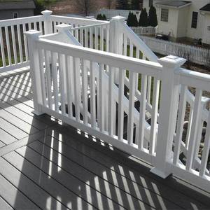Balustrades en PVC Mains courantes <span class=keywords><strong>Balustrade</strong></span> en métal Conceptions Tube rond/carré Rampes de <span class=keywords><strong>terrasse</strong></span> Rampes décoratives Clôture pour la maison Jardin - Product Image 1