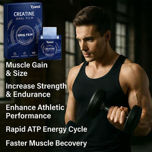 Tiras Orales de Creatina Pura Veganas y Sin Gluten para Aumentar la Masa Muscular, la Fuerza y la Resistencia en Adultos y Niños, con Soporte OEM/ODM - Product Image 3