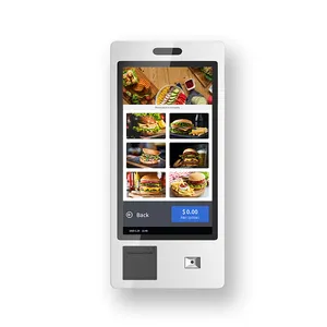 Máquina de pedido de comida para restaurante, quiosco con pantalla táctil, impresión térmica, autoservicio, mcdonald order