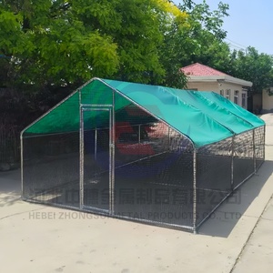 Toptan Galvanizli Metal Tavuk Kümesi Büyük Tavuk Kümesi Evi Üçgen Çatılı - Product Image 3