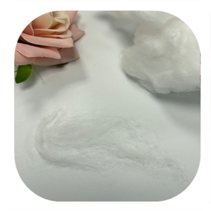 PE/<strong>PP</strong> Phase Change PCM <strong>Fiber</strong> White 6D 38mm Bicomponent Staple <strong>Fiber</strong> for Filling - Product Image 1