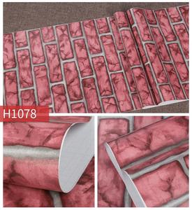 Autocollant mural décoratif imperméable à l'eau Jinyi Brick Pattern, papier peint adhésif en vinyle amovible - Product Image 4