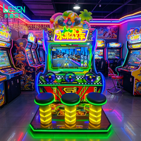 Machine de jeu d'arcade à monnayeur de tir à l'eau pour 3 joueurs, pour parcs d'attractions intérieurs