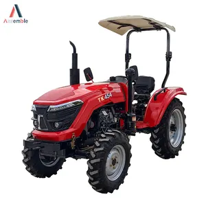 Mini tractor agrícola compacto, 25HP, 30hp, 35hp, 40hp, 45hp, 50hp, 55hp, 60hp, 70hp, traktor 4x4, 4wd
