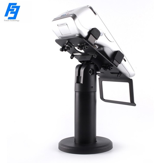 Black Color Classic Universal Stand for POS Machine Desktop Holder 360-Degree Rotation Adjustable Angle