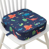 Coussin rehausseur facile à nettoyer, amovible avec sangles réglables, siège rehausseur pour tout-petit pour table à manger