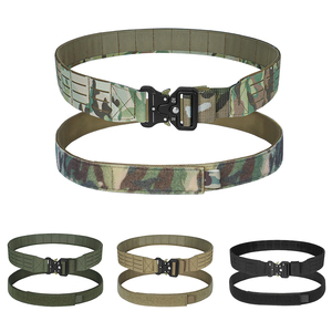 Quick-release lightweight Molle belt in 3 sizes. Made of MC tactical hunting nylon fabric with an inward buckle and durable meta - Product Image 1