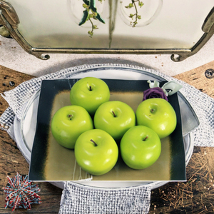 Fruits et légumes artificiels réalistes en gros, pomme 7,5x8,3 cm pour la fête des pères - Product Image 3