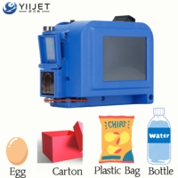 Imprimante jet d'encre YIIJET Mini XP600 pour codes de date sur sacs en plastique, cartons, œufs, bouteilles, tubes – Résolution 600 DPI, utilisation manuelle