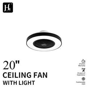 20 inch bedroom safety blade quiet Dc motor intelligent LED <b>ceiling</b> fan with speaker - Product Image 2