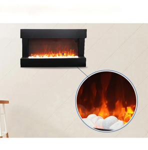 Chimenea Eléctrica <span class=keywords><strong>de</strong></span> Pared con Diseño 3D <span class=keywords><strong>de</strong></span> Madera, Precio <span class=keywords><strong>de</strong></span> Fábrica, Control Remoto, 2000W <span class=keywords><strong>de</strong></span> Potencia, Decoración y Calefacción para Interiores - Product Image 4