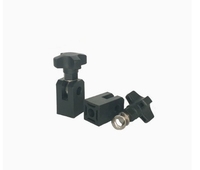 Accessoires de ligne de convoyage Support réglable vertical en forme de U à fixation latérale Cadre de support en T combiné