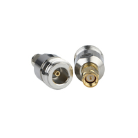Adaptador de RF BNC Hembra a SMA Macho, Conector de Plástico, Adaptador Coaxial de RF Médico