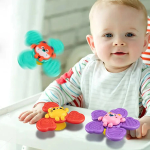 <span class=keywords><strong>Jouet</strong></span> à <span class=keywords><strong>ventouse</strong></span> rotatif pour bébé, adorable animal en silicone, hochet, <span class=keywords><strong>ventouse</strong></span> sécurisée, <span class=keywords><strong>jouet</strong></span> anti-stress pour tout-petits - Product Image 3