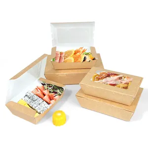 Disposable logo customization Lunch Sandwich sunshi paper box food package