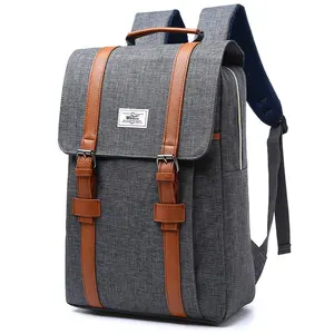 Высококлассный нейлоновый рюкзак для ноутбука с принтом логотипа