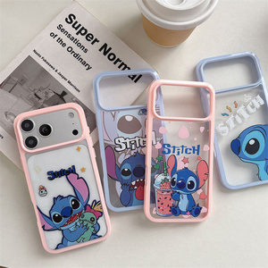 เคสโทรศัพท์มือถือลายการ์ตูนสติทช์น่ารัก สำหรับ iPhone 17 Air 16 15 14 13 Pro Max พิมพ์ลาย 3 มิติ น่ารัก โปร่งใส วัสดุ tpu pc ฝาหลัง - Product Image 1