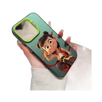NeZha Cartoon Mobile Phone Case pour iPhone 16 15 14 13 12 11 X XR so Cool Cover pour Maruko Head