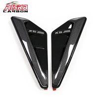 AISAK Cache de pare-chocs latéral en fibre de carbone, garniture de ventilation extérieure, grille de remplacement pour BMW X5 G05 X5M F95 SUV 2019+