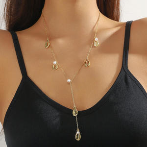 Mode Kalung Hati panjang emas perhiasan kalung Jwelries untuk wanita grosir N97151 - Product Image 5