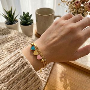 Pulseras de Acero con Superficie Facetada, Joyería Profesional de Marca Privada, Regalo Festivo para Mujer, Peso en Gramos por Pieza - Product Image 2
