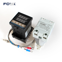 Pengontrol Suhu PID Tipe Rex-C100 Honeywell Grosir, Relay Solid State PID Rex C100 SSR dengan Dukungan OEM