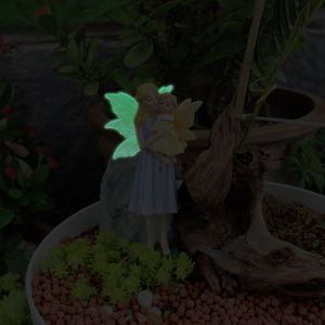 Statues de maman et de bébé en résine sculptée à la main pour décoration de jardin - Product Image 6