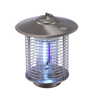 Lámpara LED Portátil para Matar Mosquitos, 205x230mm, Acero Inoxidable, Descarga Eléctrica, Resistente al Agua, para Uso en Exteriores - Product Image 4