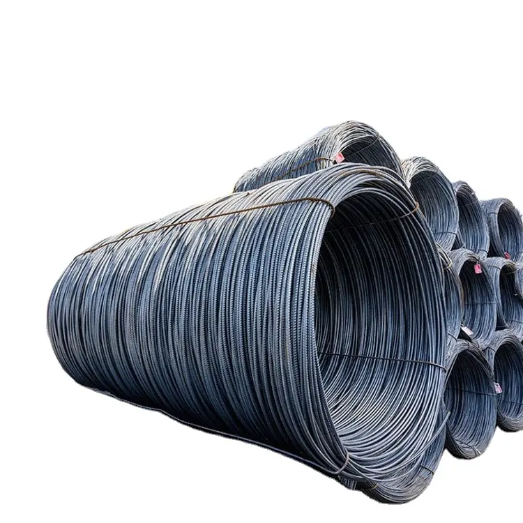 12mm Reinforcement Steel Rebar Wire Rod In Coil High Yield Deformed Bar Mild Steel Round Bar Coil