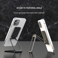Support de téléphone magnétique pliable avec logo personnalisé OEM ODM, support pour doigts et mains en alliage de zinc, support PC FY19, directement de l'usine