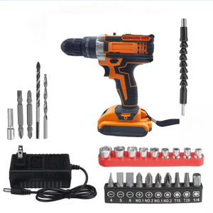 Tùy Chỉnh Cầm Tay Máy Khoan Chế Biến Gỗ Xe Công Cụ <span class=keywords><strong>Kit</strong></span> 21V Không Dây Không Chổi Than Lithium Khoan Điện - Product Image 2