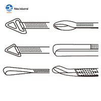 Sangle de levage standard américaine à œil plat, œil torsadé, œil de retour, sangle sans fin, sangle à œillets, sangle de levage en panier, sangle de levage à attache choker, sangle de levage