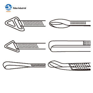 米国規格6種類高強度耐久性合成ポリエステル荷物固定ストラップ金具ヘビーデューティーウェビングスリング - Product Image 3