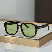 Lunettes de soleil rétro classiques à double pont, verres photochromiques UV400, montures premium pour hommes et femmes, idéales pour les vacances et la conduite